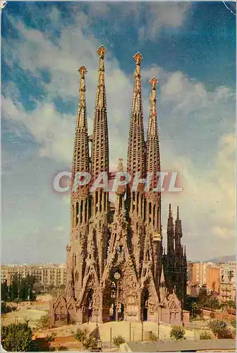Cartes postales moderne Barcelona Temple de la Sainte Famille