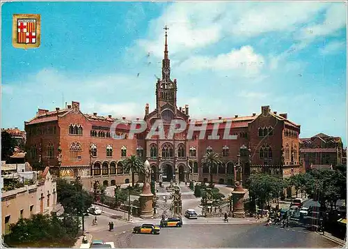 Moderne Karte Barcelona Hernital de la Santa Cruz et San Pablo