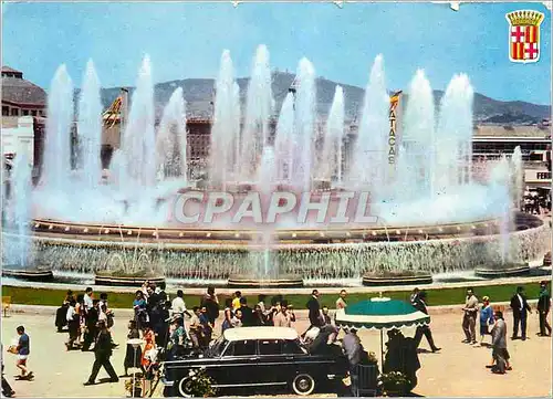 Cartes postales moderne Barcelona Fontaine Monumentale a Montjuich
