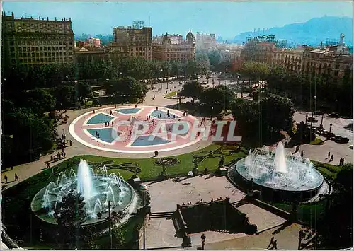 Cartes postales moderne Barcelona Place de Catalogne