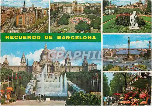 Cartes postales moderne Recuerdo de Barcelona