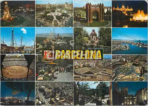 Cartes postales moderne Barcelona Divers Aspects