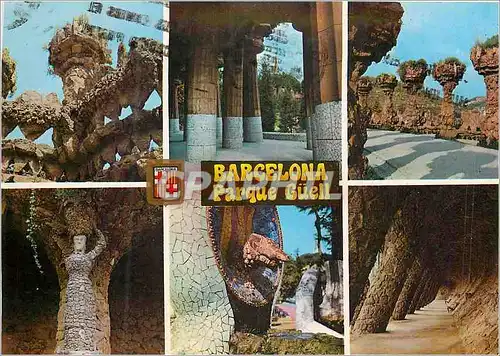 Cartes postales moderne Barcelona Parque Guell