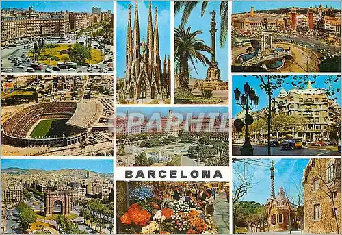 Cartes postales moderne Barcelona