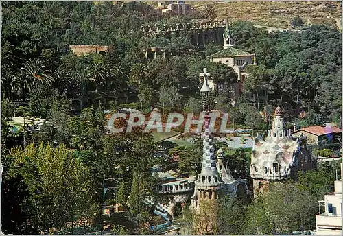 Moderne Karte Barcelona Vista General Parque Guell