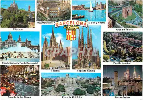 Cartes postales moderne Barcelona