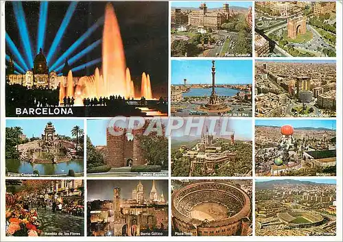 Cartes postales moderne Barcelona Varios Motivos