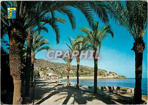 Cartes postales moderne Benicasim Promenade des Villas