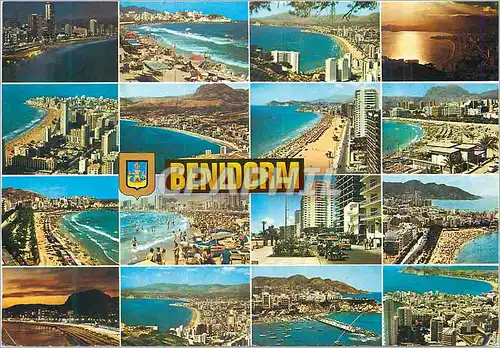 Cartes postales moderne Benidorm (costa Blanca) Divers Aspects