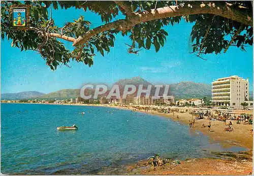 Moderne Karte Benidorm (Alicante) Plage de Levante