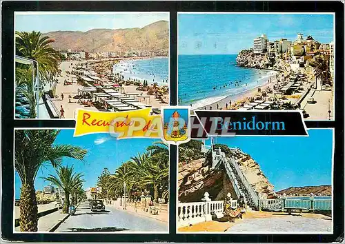Cartes postales moderne Recuerdo des Benidorm Espana
