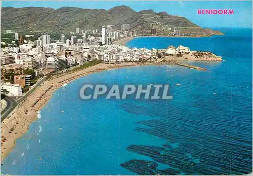 Cartes postales moderne Benidorm (Espana) Vue Aerienne