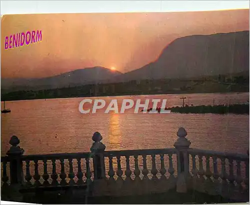Moderne Karte Benidorm (Alicante)