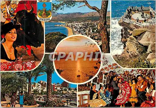 Cartes postales moderne Benidorm (Espana)