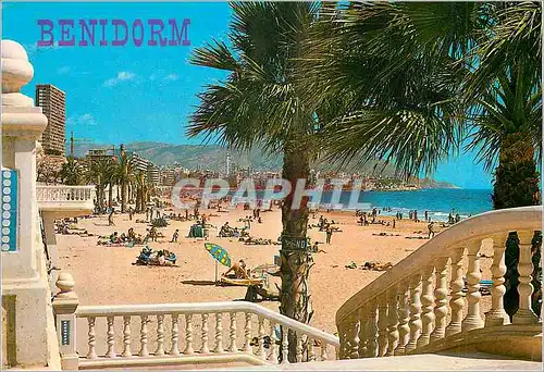 Cartes postales moderne Benidorm (Espana) Playa de Poniente