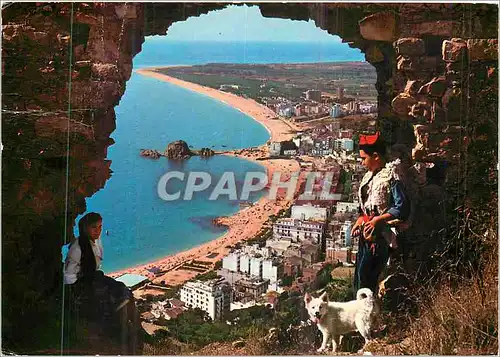 Cartes postales moderne Blanes Costa Brava Vue Partielle (Des San Juan)