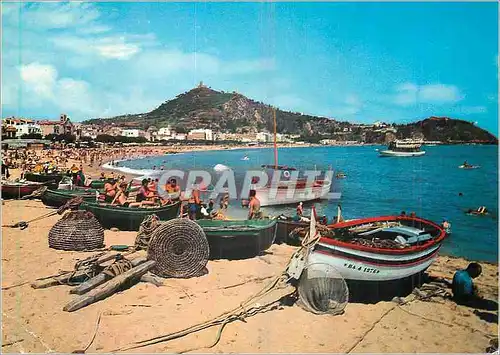 Cartes postales moderne Blanes Costa Brava Plage Bateaux