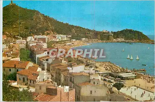 Cartes postales moderne Blanes Costa Brava Le Village et Sa Grande Plage