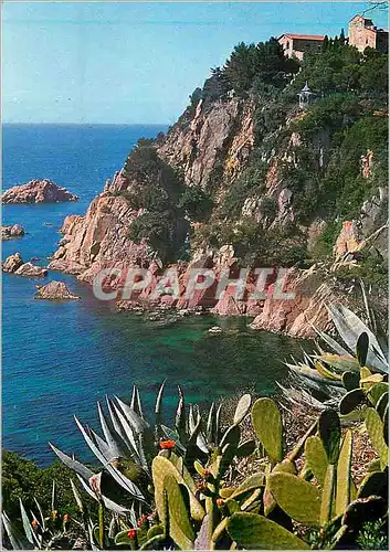 Cartes postales moderne Blanes Costa Brava Rocher Sainte Anne