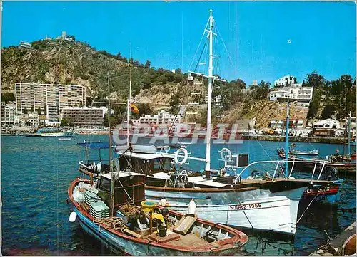 Cartes postales moderne Blanes Costa Brava Detail du Port Bateaux