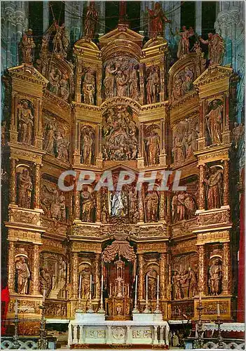 Moderne Karte Burgos (Catedral) Main Altar Retable (XVIth Century)