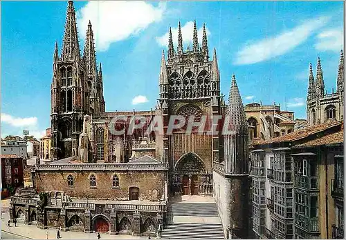 Cartes postales moderne Burgos Cathedrale Facade Sud