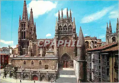 Cartes postales moderne Burgos Cathedrale Facade Sud