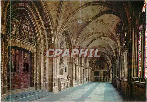 Moderne Karte Burgos Catedral cloitres et Porte de la Chapelle de Sainte catherine (Siecle XVIII)