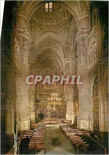 Cartes postales moderne Burgos Catedral Major Nave General view