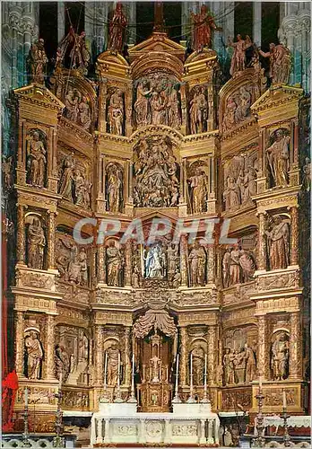 Cartes postales moderne Burgos Catedral Retable du Maitre Autel (Siecle XVI)