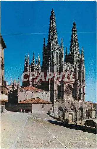 Cartes postales moderne Burgos Catedral Principal Facade