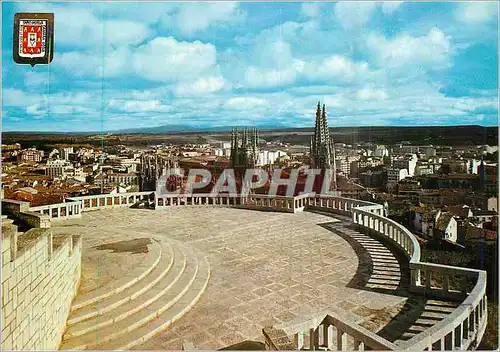 Cartes postales moderne Burgos Vue Partielle des la Mirador du Chateau