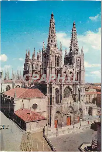 Cartes postales moderne Burgos Catedrale Facade Principale