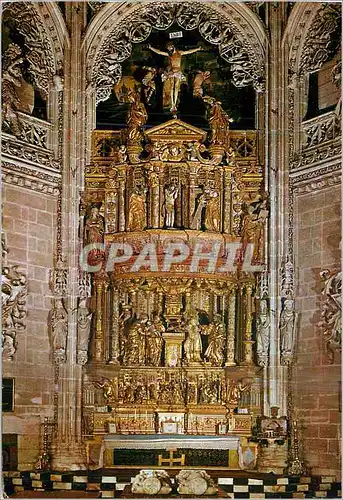 Cartes postales moderne Burgos Catedral Chapelle des Condestables Maitre Autel (Siecle XVI)