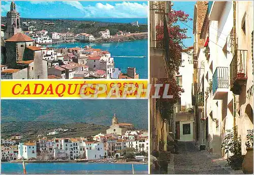 Cartes postales moderne Cadaques costa Brava