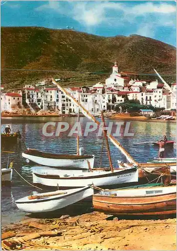 Cartes postales moderne Costa Brava Cadaques Bateaux