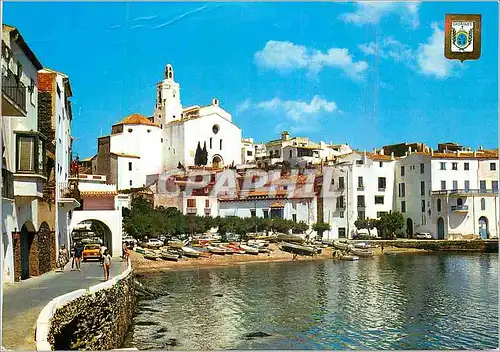 Moderne Karte Cadaques costa Brava