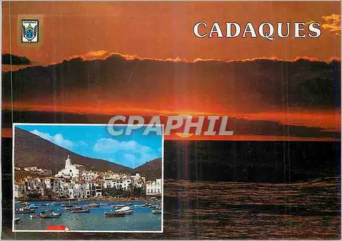 Cartes postales moderne Cadaques Costa Brava Vue Partielle