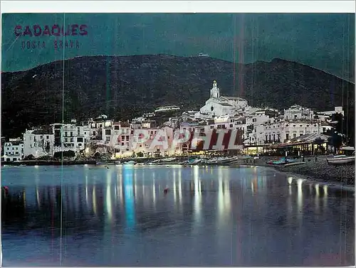 Cartes postales moderne Cadaques Costa Brava Nocturne