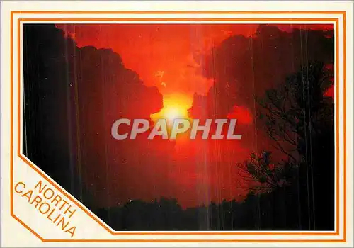 Cartes postales moderne North Carolina Explosive Sunsets Await you on Scenic Drives Though the beautiful State of North