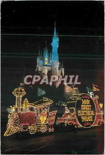 Moderne Karte Main Street Electrical Parade Disneyland Mickey Train
