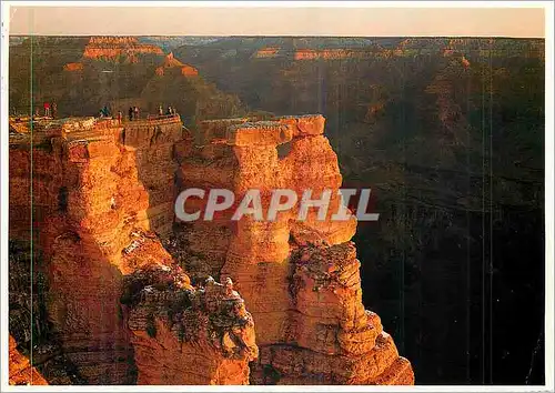 Moderne Karte Grand Canyon National Park Arizona One of Many Spectacular Vista Points Located Along the South