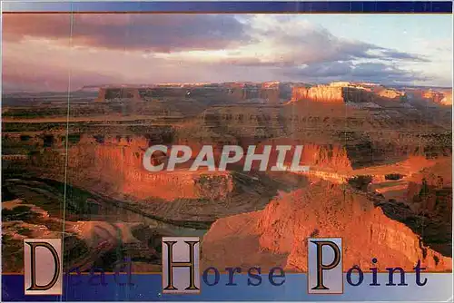 Moderne Karte Morning Sunrise Dead Horse Point State Park Utah