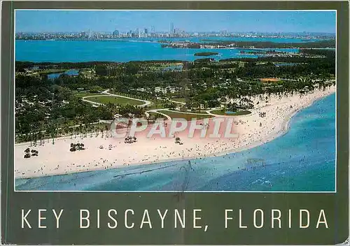 Moderne Karte Key Biscayne Florida