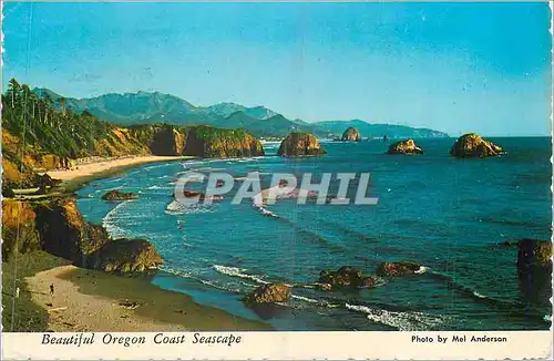 Cartes postales moderne Beautiful Oregon Coast Seascape Looking South Ecola ParK one of Oregon's Fines Seascapes