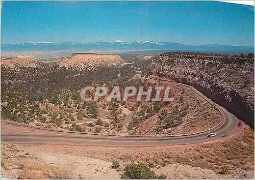 Cartes postales moderne Road to Los Alamos New Mexico The Atomic City With the Rio Grande Valley