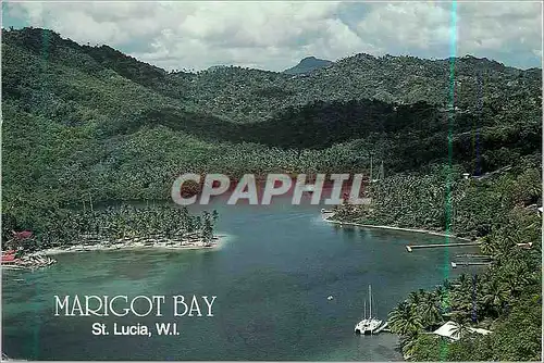 Cartes postales moderne Marigot Bay St Lucia WI