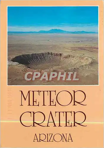 Moderne Karte Meteor Crater Arizona