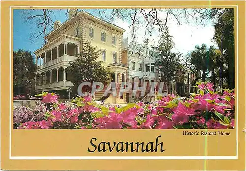 Cartes postales moderne Historic Restored Home Savannah Monterey Square