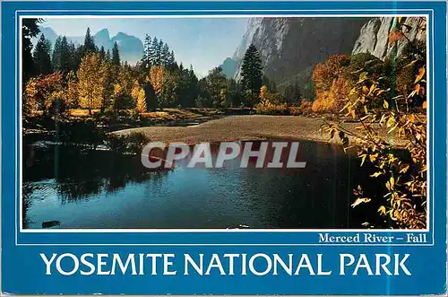 Cartes postales moderne Merced River Fall Yosemite National Park California